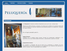 Tablet Screenshot of peluqueriajj.com